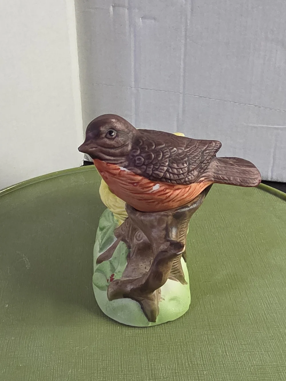 Vintage Birds Salt and Pepper Shakers with Nest Stand